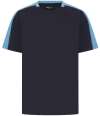 LV292 Finden + Hales Kids Team T-Shirt Navy / sky blue colour image